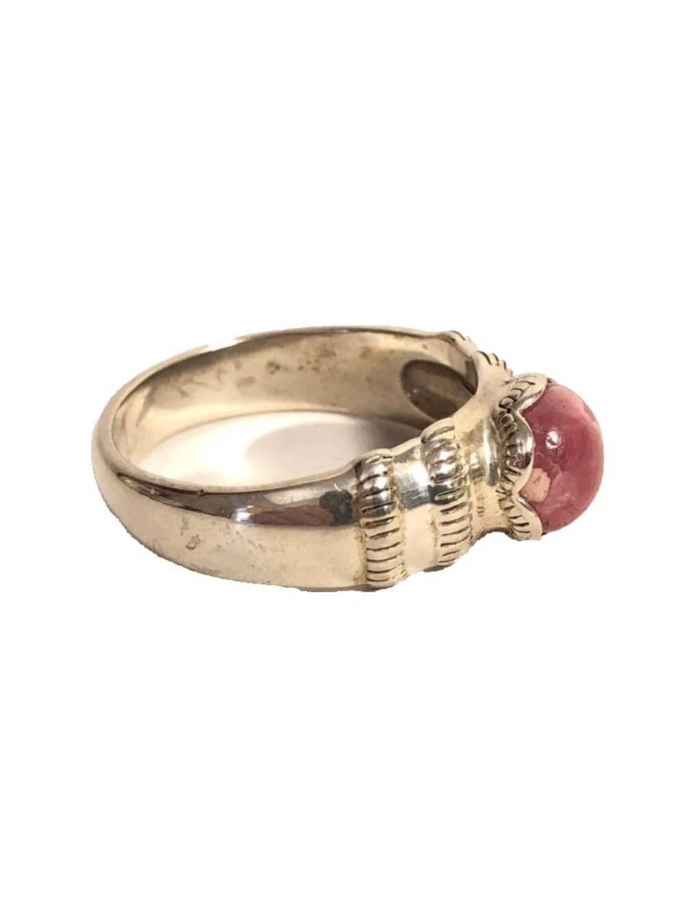 Carolyn Pollack Rhodochrosite Sterling Silver 925 Ring Sz 9.5 Estate Jewelry - Picture 5 of 7